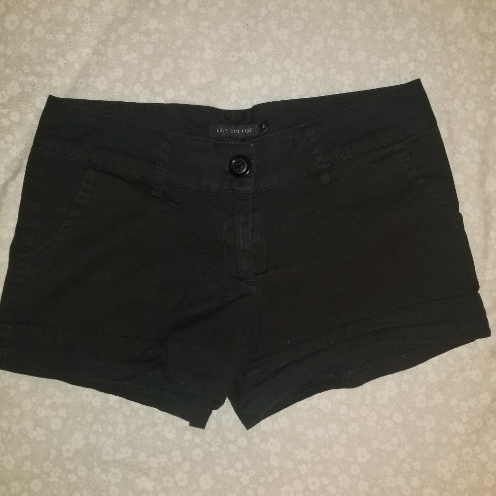Black shorts